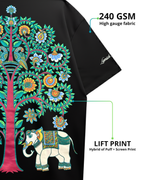 Majestic Elephant Oversized Tee