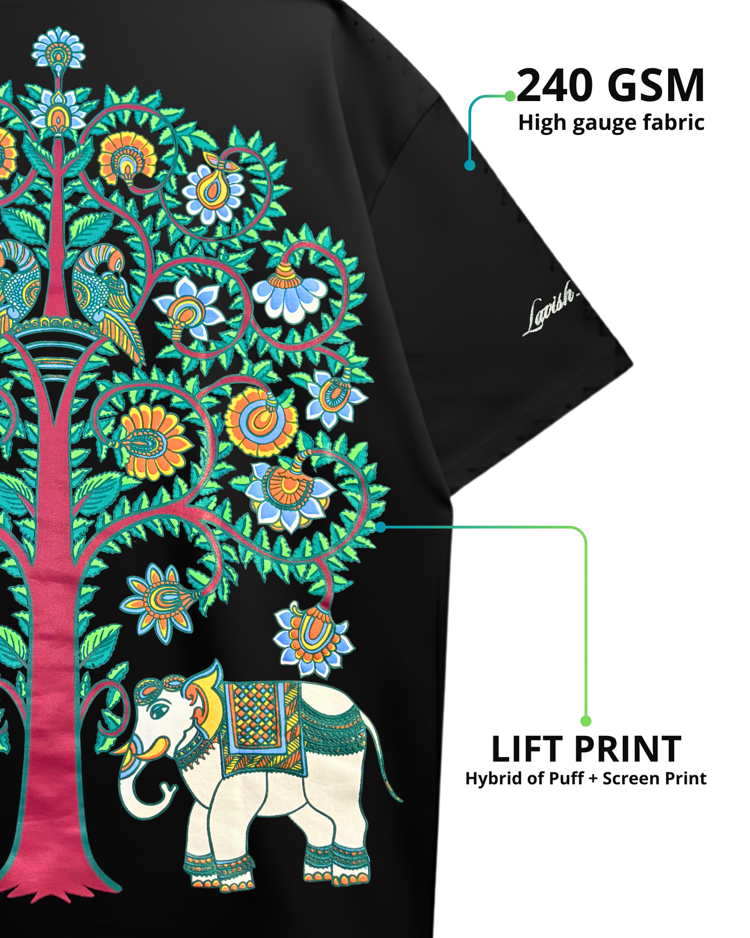 Majestic Elephant Oversized Tee