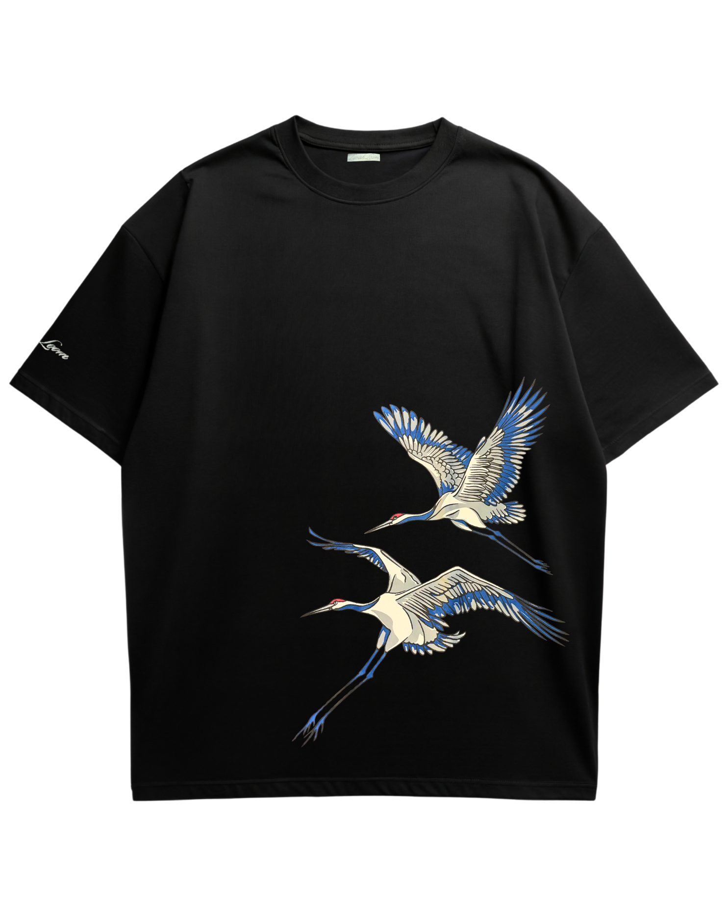Soaring Cranes Oversized Tee