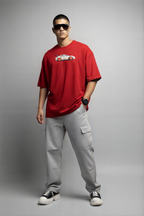 Porsche Embroidered Oversized T-Shirt