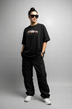 Porsche Embroidered Oversized T-Shirt