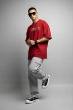 Samurai Embroidered Oversized T-Shirt