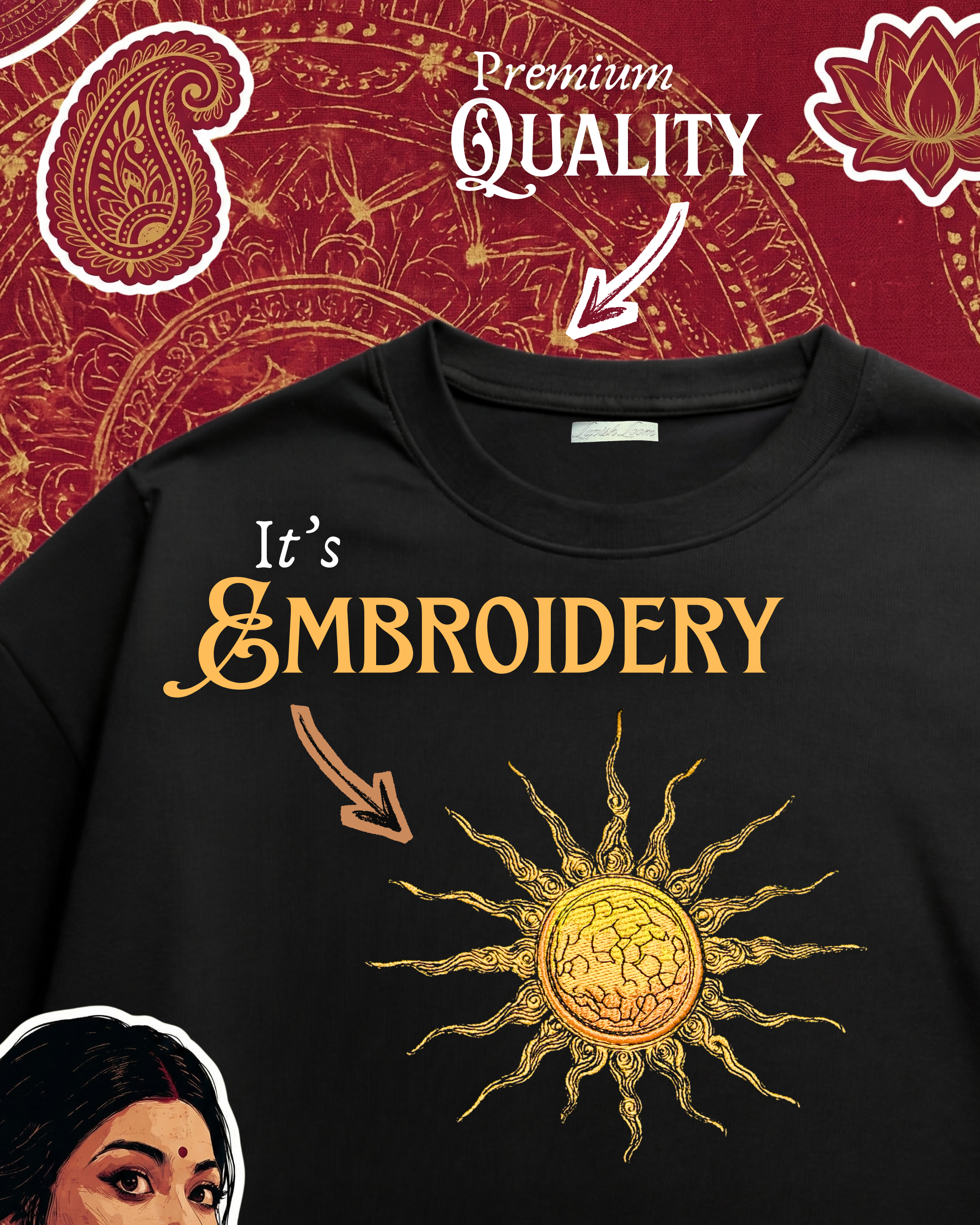 Mystic Mandala Oversized T-shirt