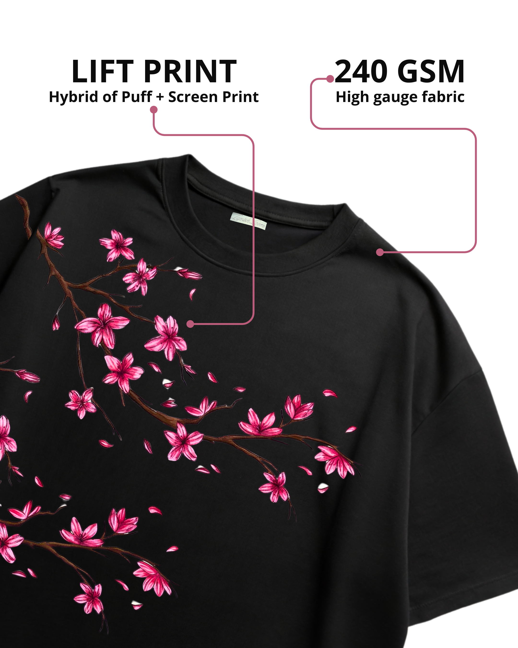 Cherry Blossom Oversized T-Shirt