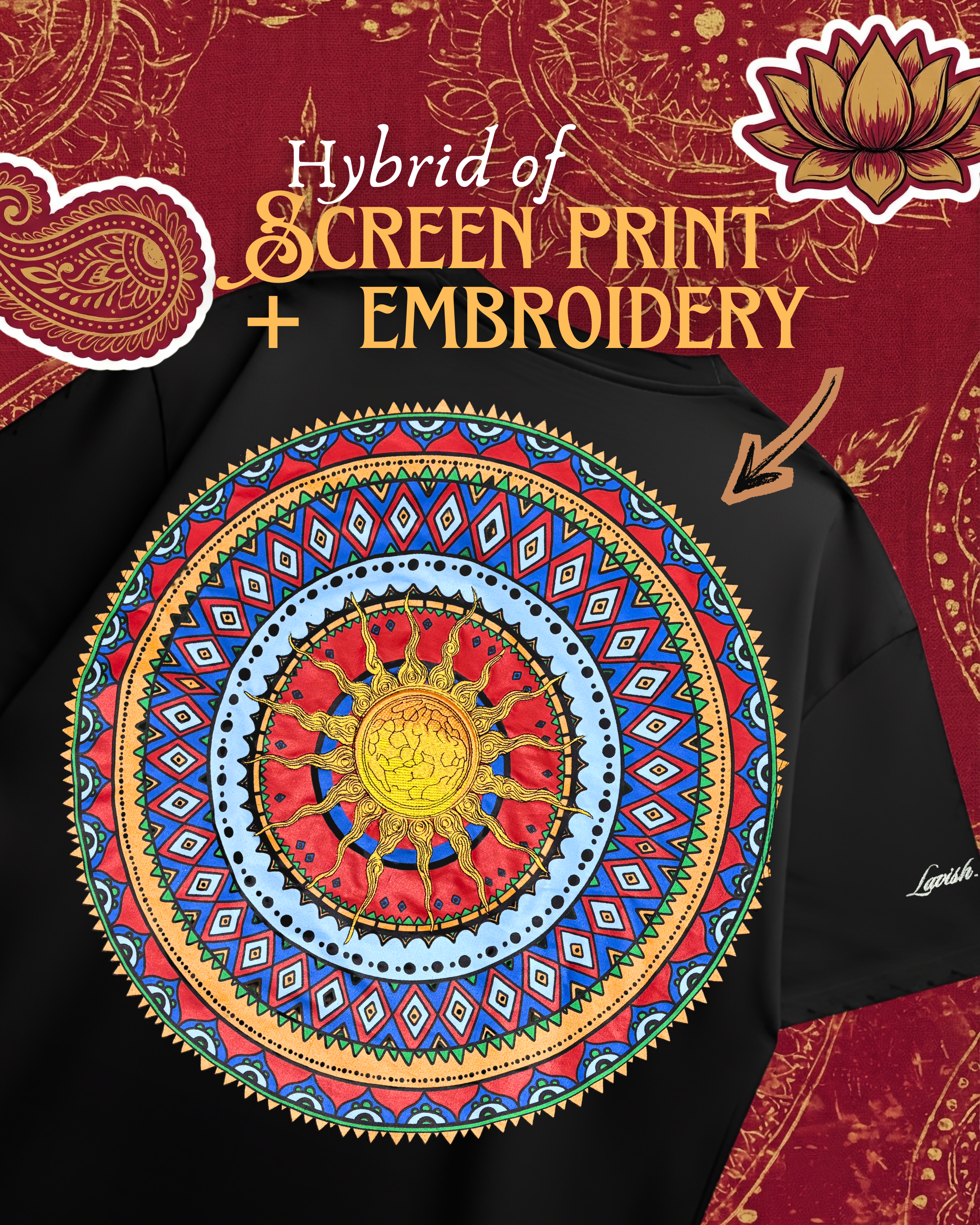 Mystic Mandala Oversized T-shirt