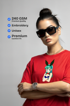 Bulma Embroidered Oversized T-Shirt