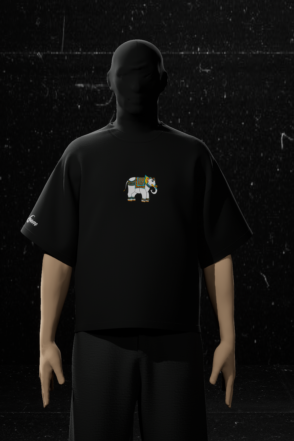 Majestic Elephant Oversized Tee