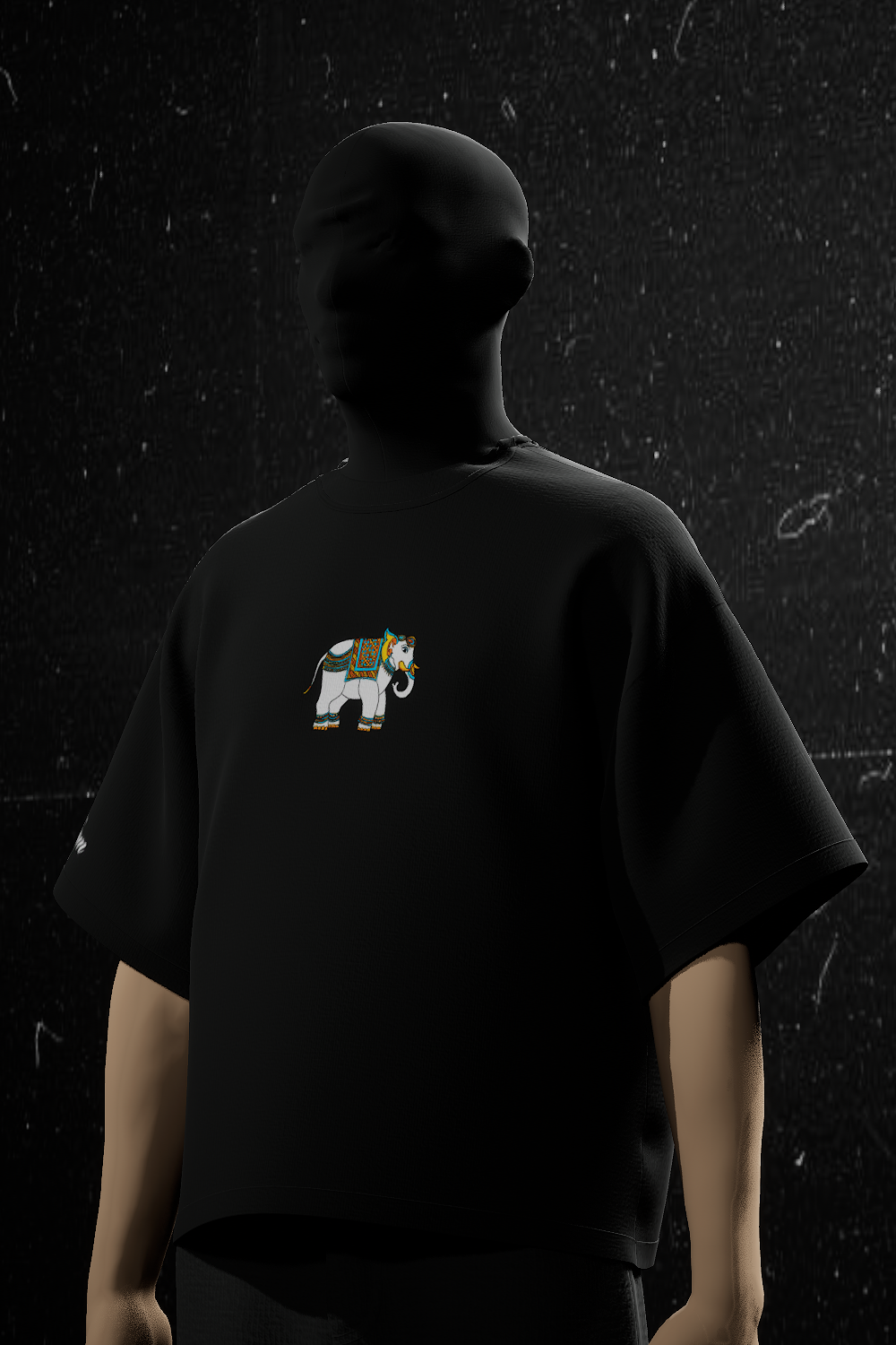 Majestic Elephant Oversized Tee