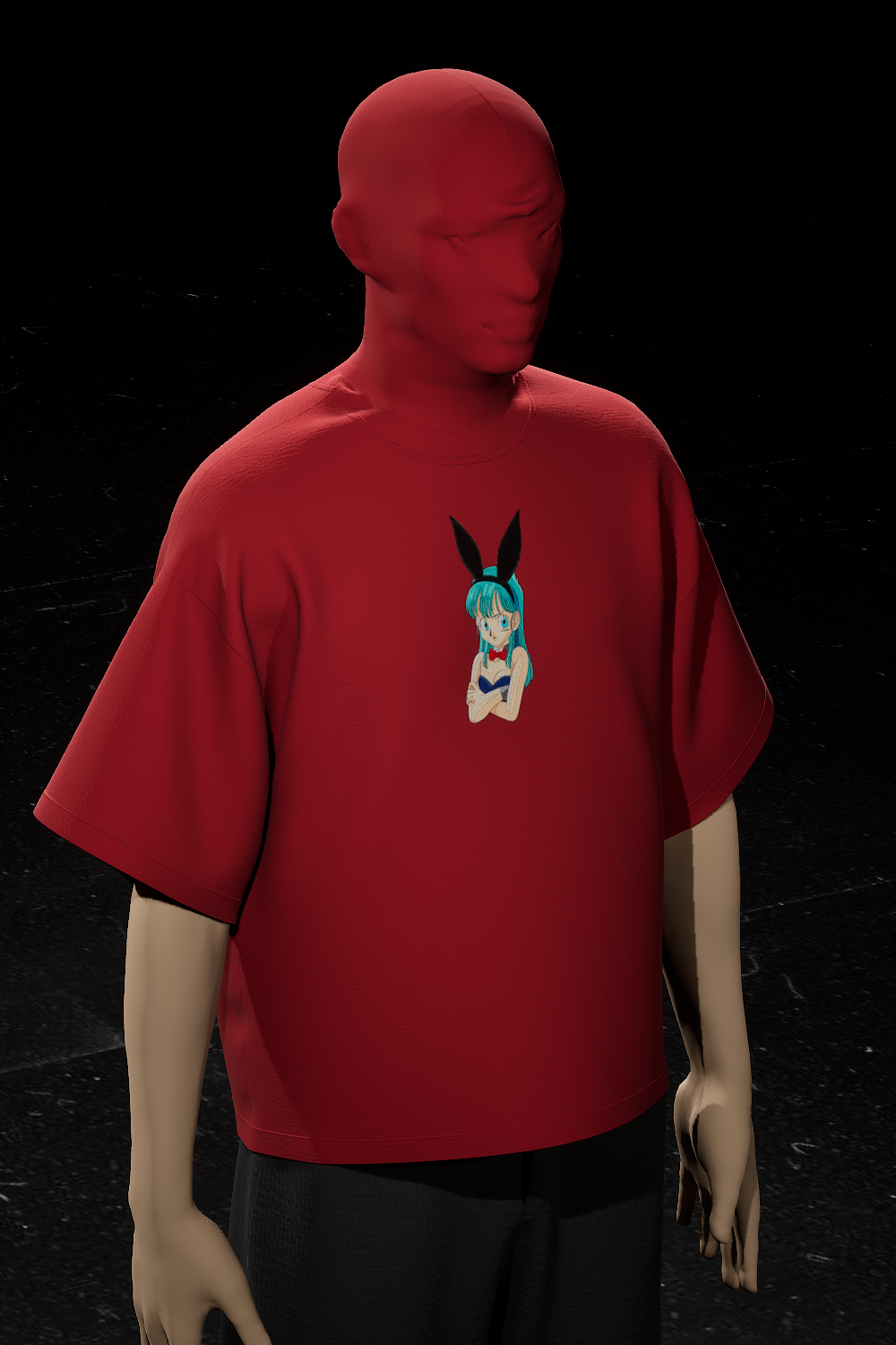 Bulma Embroidered Oversized T-Shirt