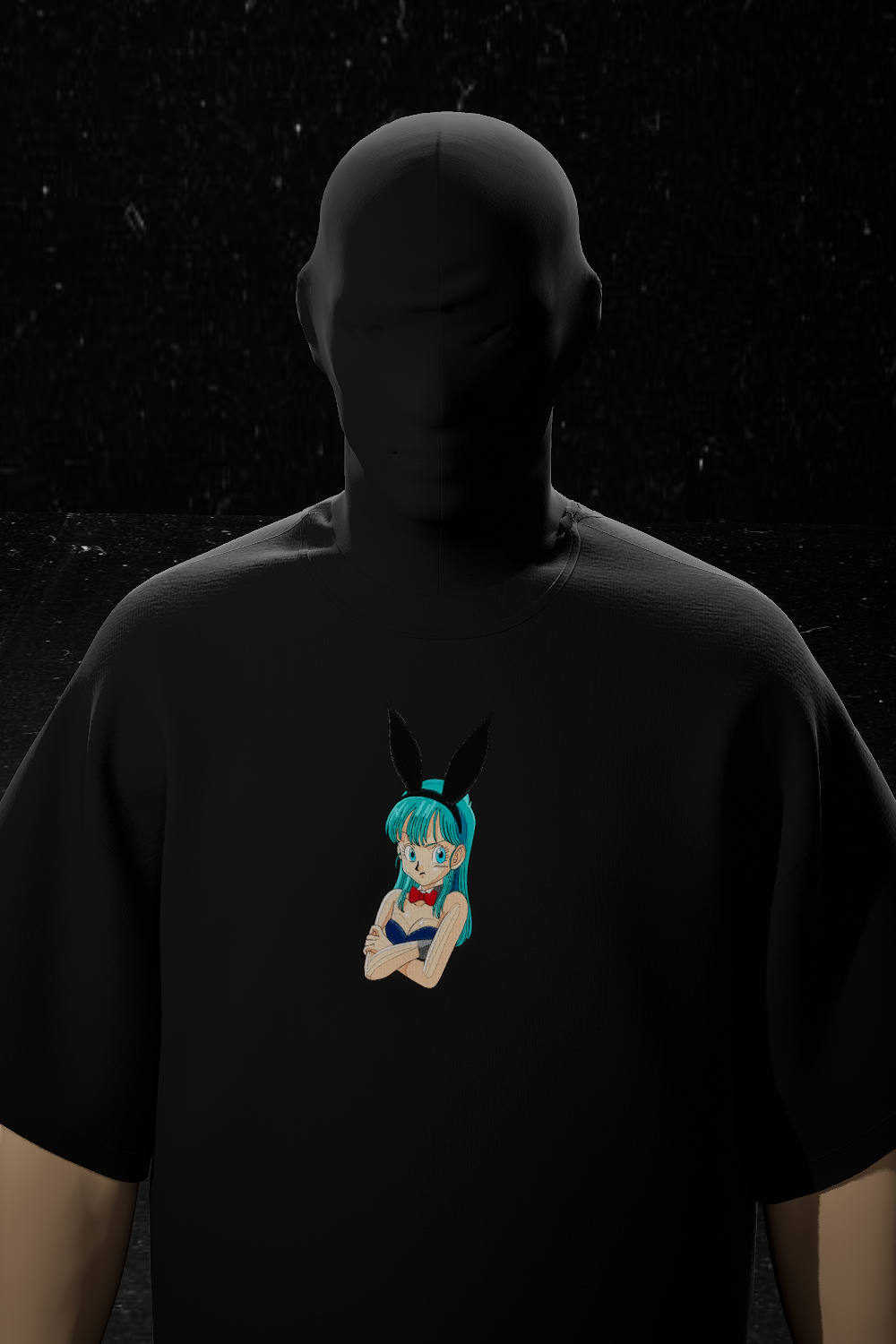 Bulma Embroidered Oversized T-Shirt