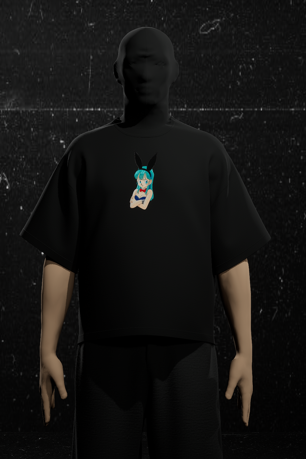 Bulma Embroidered Oversized T-Shirt