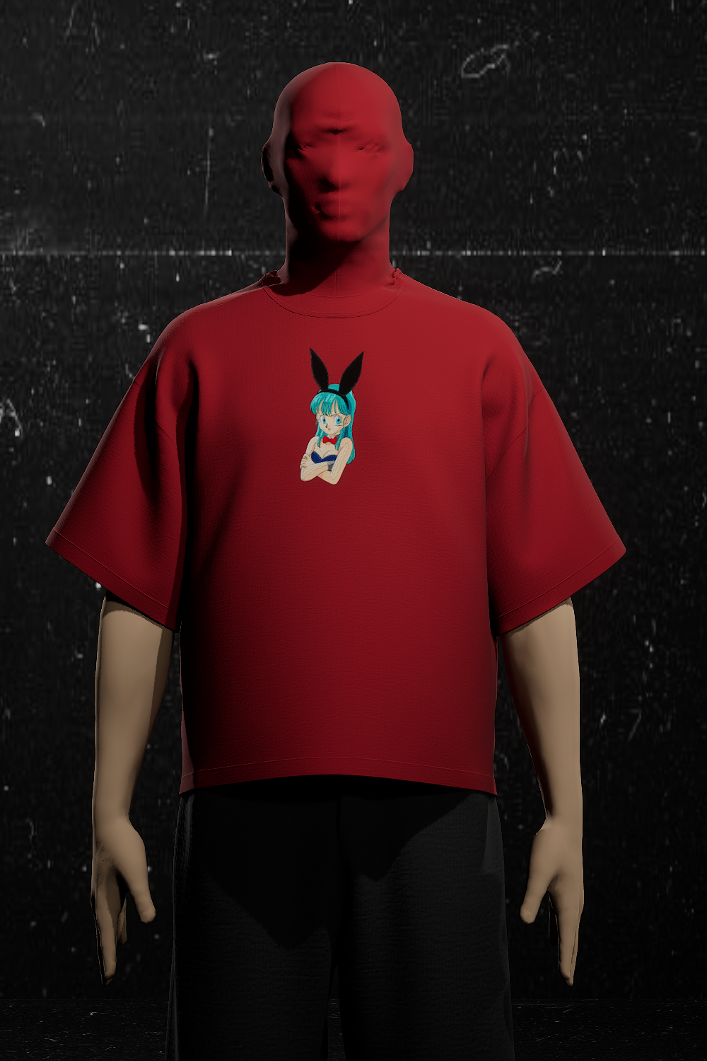 Bulma Embroidered Oversized T-Shirt