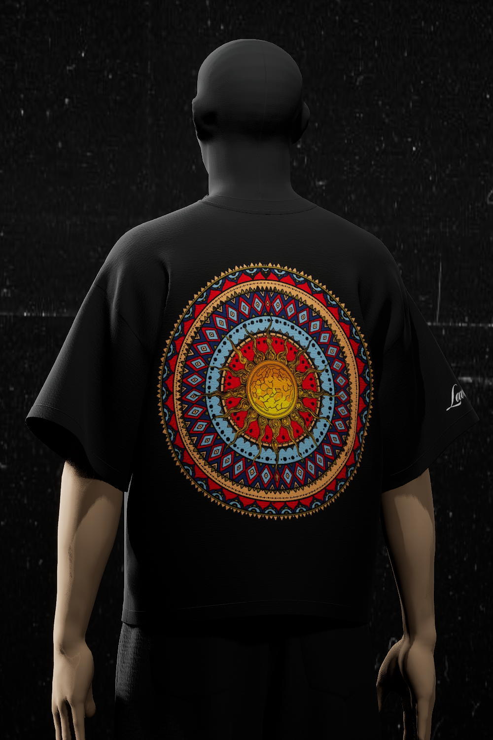 Mystic Mandala Oversized T-shirt