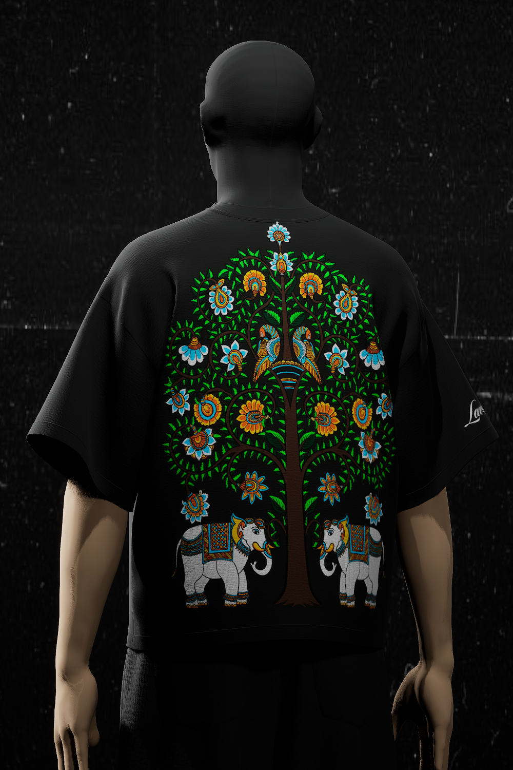 Majestic Elephant Oversized Tee