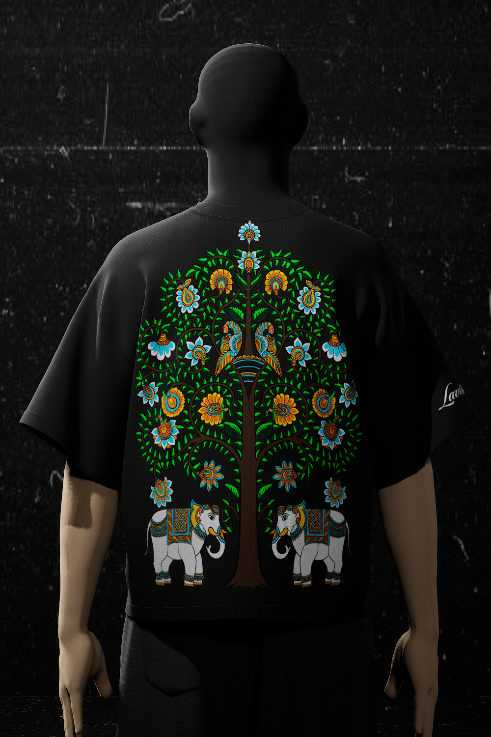 Majestic Elephant Oversized Tee