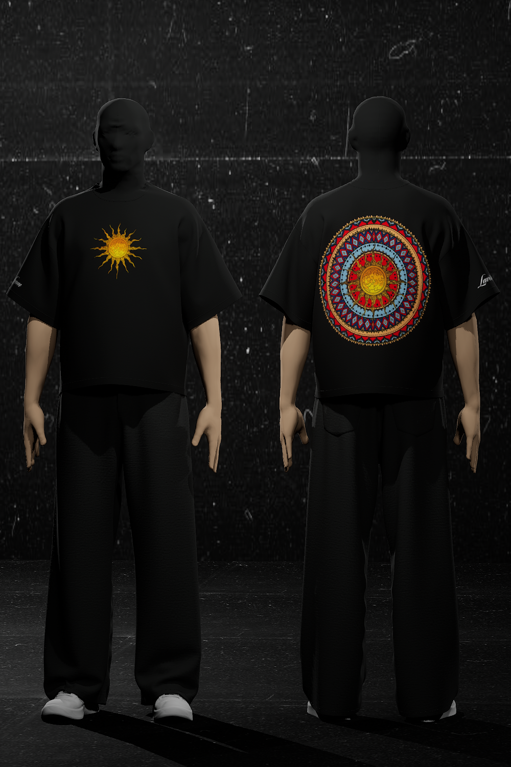 Mystic Mandala Oversized T-shirt