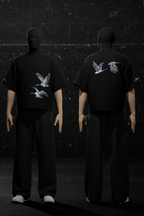 Soaring Cranes Oversized Tee